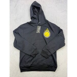 CHEMISTRY Hoodie Mens Medium Black‎ Skeleton Basketball Sweatshirt Streetwear